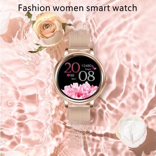 Korean support DIY watchface Women gold Smart watch With Heart Rate calories blood pressure 40mm smartwatch for women