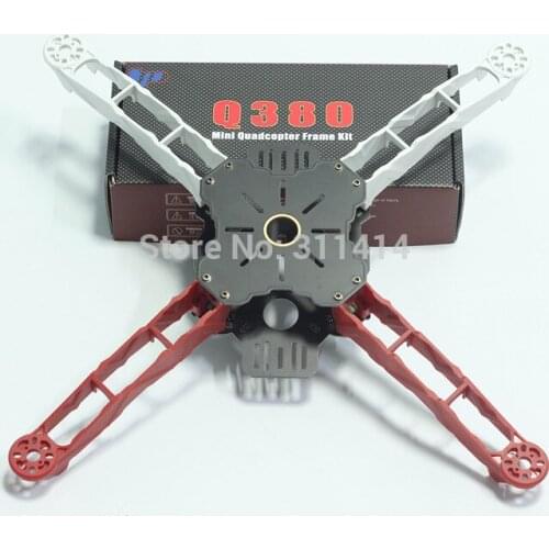 1set Totem Q380 FPV Across 380mm 4Axis Mini Quadcopter Frame Kit High Strength Lightweight CC3D Compatible Better Than F330/F450
