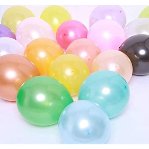 10/20/30Pcs 10inch Pearl Balloons Mix Colorful Gold Milk White Latex Balloon Wedding Birthday Party Decor Kids Air Balls Globos