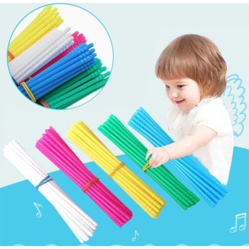 100Pcs/Set Counting Rods Toy Plastic Colorful Counting Sticks Rods Arithmetic Learning Education Kids Montessori Mathematical