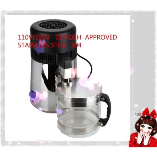 110V/220V Hot White Ul Sales 4l Water Distiller Pure Purifier Filter Ce Approved Osmosis Direct Selling