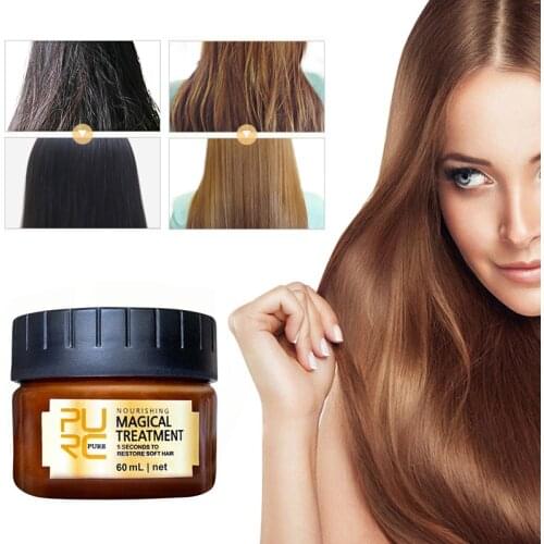 2021 PURC Magical keratin Hair Treatment Mask 5 Seconds Repairs Damage Hair Root Hair Tonic Keratin Hair & Scalp Treatment