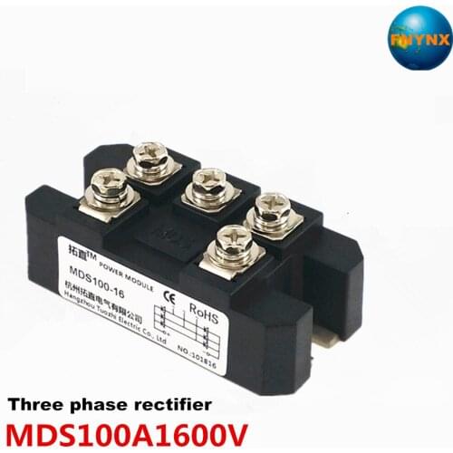 4PCS Original NEW Power Module MDS100A1600V 100A 1600V Bridge Three Phase Rectifier