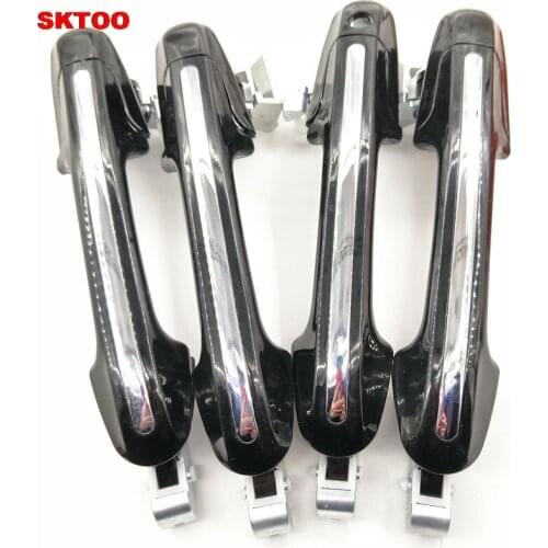 SKTOO 4PCS Outside Exterior Car Door Handle door knob For Honda accord Seven Generation 2003-2007 2.0/2.4/3.0