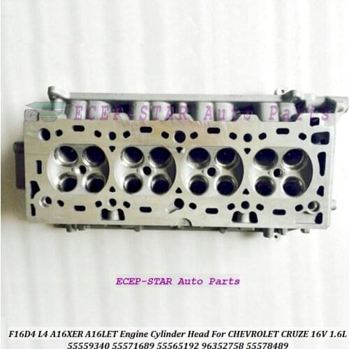 A16LET F16D4 L4 A16XER Engine Cylinder Head For CHEVROLET CRUZE 16V 1.6L 55559340 55571689 55565192 96352758 55578489