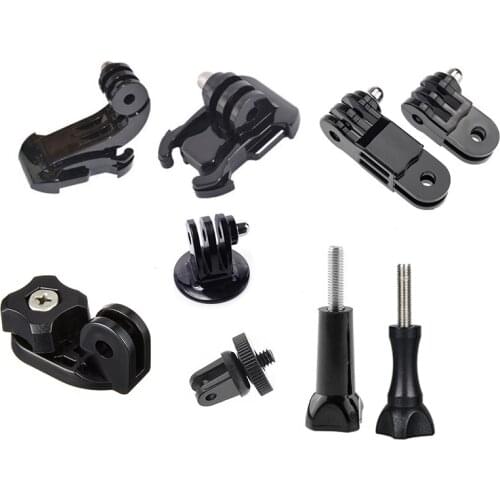 Tripod Adapter Mount For Xiaomi Yi Accessories J-hook Buckle Base for Gopro Hero 6 5 4 3+ 3 2 Sj4000 Sj5000 Sjcam Camera Go Pro