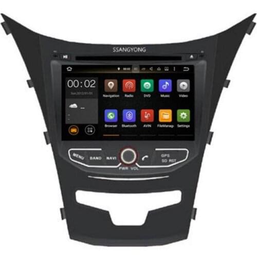 Octa core Android10 Car DVD GPS Navigation for SsangYong Korando Actyon 2014 2015-2019 Car Radio Stereo Wifi 3G DVR Mirror link