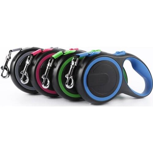 Long Strong Pet Leash For Large Dogs Durable Nylon Retractable Big Dog Walking Leash Leads Automatic Extending Dog Leash Rope