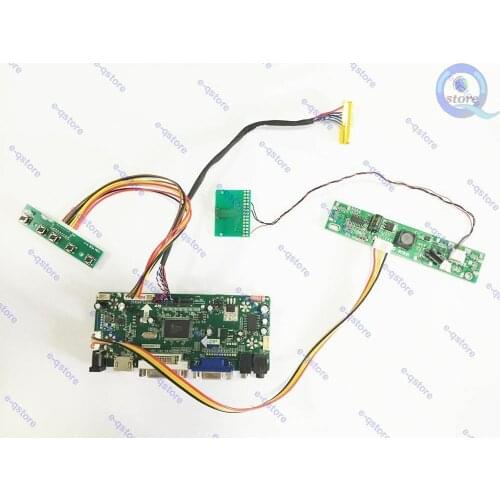 E-qstore:Reuse Laptop Screen LP154WX7-TLP2 LP154WX7(TL)(P2) 1280X800 LCD Panel-Lvds Inverter Driver Controller Convert Board Kit