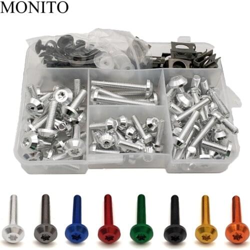 Motorcycle Fairing Bolts Nut Kit Body Fastener Clips Screw For Honda MSX 125 CB650R CB125R XADV X ADV 750 X11 ST1300 Accessories