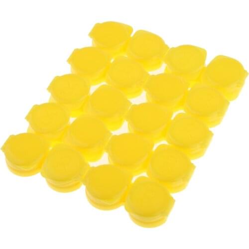 10 Pack Mini Flip-top Contact Lens Case Portable Travel Kit Holder Soaking Box R Marked