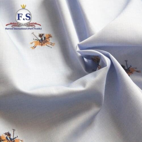 Made to measure animal jacquard fabric men dress shirt