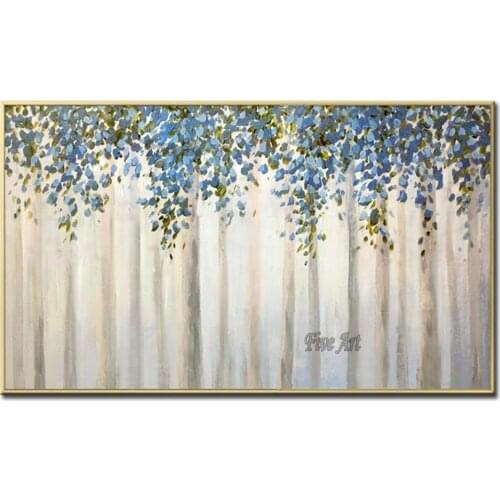 Real Hand Painted Textured Knife Flower Oil Painting Home Decoration Thick Acrylic Canvas Paintings Art Wall Picture Artwork