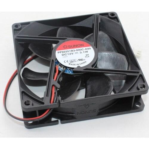 PF92251B3-000C-A99 For Sunon 9225 12V 3.1W 9cm Mute Converter Cooling Fan