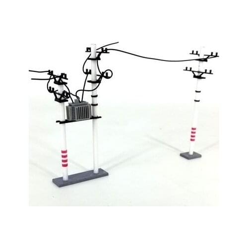 HO 1:8 7 plastic rod used to decorate not paint and not installed on the train