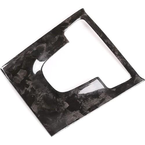 Suitable for Porsche Macan 2014-2020 carbon fiber electronic handbrake P gear decorative cover auto parts