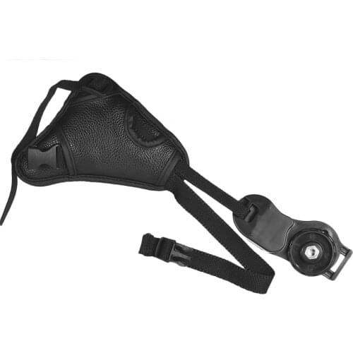 Professional Leather Camera Padded Wrist Grip Strap for Canon Nikon Sony Olympus Pentax Fujifilm DSLR Camera 2018 New