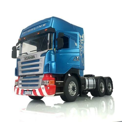 1/14 Tractor Truck RC LESU 6*6 Sca Metal Chassis Axles Gearbox Hercul Cabin THZH0914-SMT3