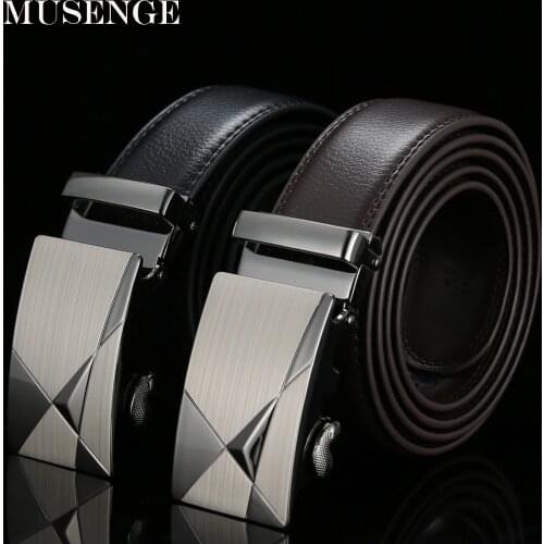 [MUSENGE] Leather Belt Designer Belts Men High Quality Mens Belts Ceinture Homme Luxe Marque Cinturones Hombre Cinto Luxury Riem