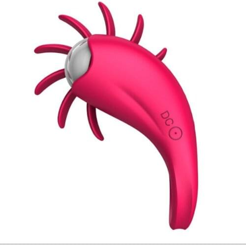 Sex Toys G-spot Vibrator Av Vibrator 10 Frequency Rotating Magic Tongue Vibrating Ring Device For Women And Men