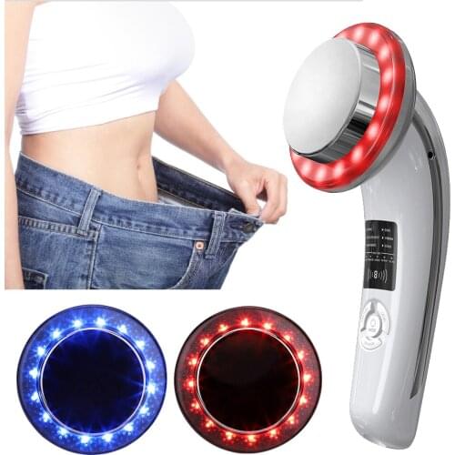 Ultrasonic Body Slimming Massager Ultrasonic Wave EMS Vibration Infrared Therapy Fat Burner Device Skin Tightening Facial Care