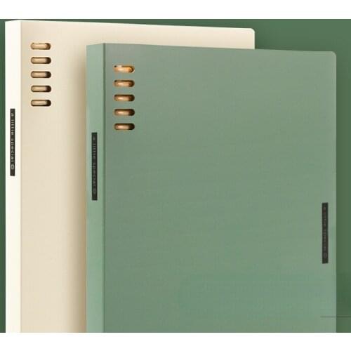 Japan Kokuyo NoteBook Loose Leaf B5 Removable Frosted Cover Retro Note A5 No Instructions Kawaii Notebook School Supplies