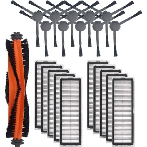 HOT！-For Xiao Mi Dreame Bot L10 Plus Vacuum Cleaner Accessory Of Filter Main Brush Side Brush Vacuum Cleaner Replace Parts