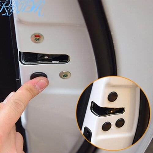 12pcs Car Door Lock Screw Protector Cover For Audi A1 A2 A3 A4 A5 A6 A7 A8 Q2 Q3 Q5 Q7 S3 S4 S5 S6 S7 S8 TT TTS RS3 RS4 RS5 RS6