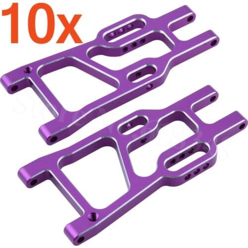 10Pairs/Lot HSP 1/10 Upgrade Parts 106021 Alum Rear Lower Suspension Arms 2P 06012 for RC Buggy Off Road 94105 94106 94107 Pro