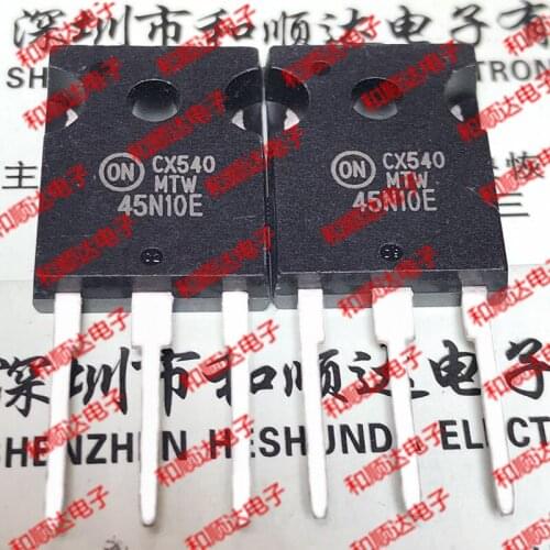 10pcs/lot MTW45N10E New Spot TO-247 100V 45A