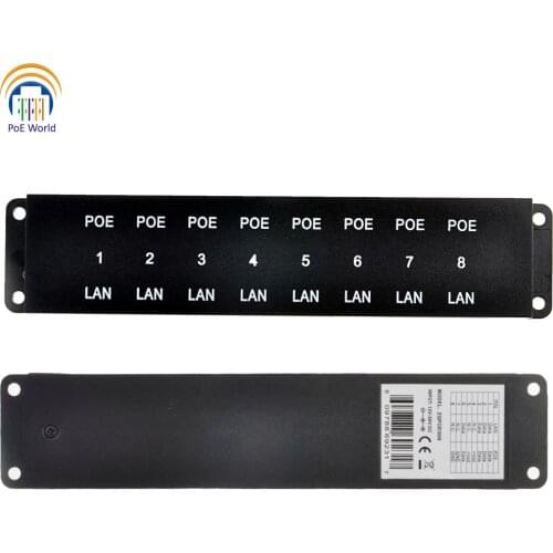 100 megabytes security power adapter 48V passive poe injector 802.3af poe connector for IP camera wireless AP