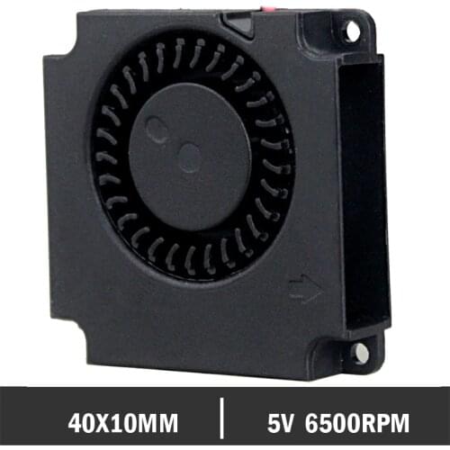 100pcs/lot Gdstime For 3D Printer 5V 4010 40x40x10mm 40mm Turbo Blower DC Cooling Cooler Fan