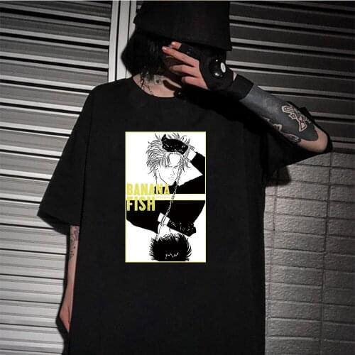 2020 Anime Banana Fish Summer Casual T-Shirt Women Streetwear Harajuku Short Sleeves Tee Tops