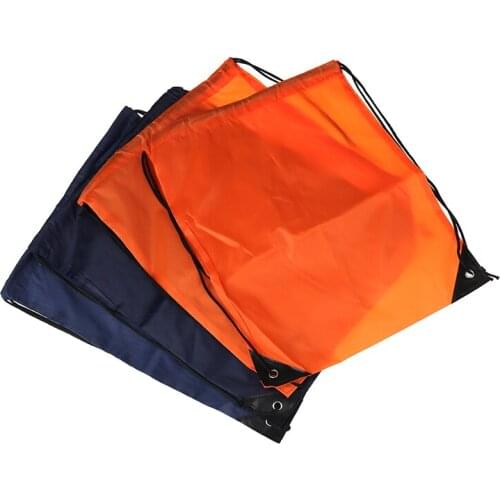 2021 Waterproof Zipper Gym Sport Fitness Bag Foldable Backpack Drawstring Shop Pocket Hiking Camping Pouch Beach Swimming Bag
