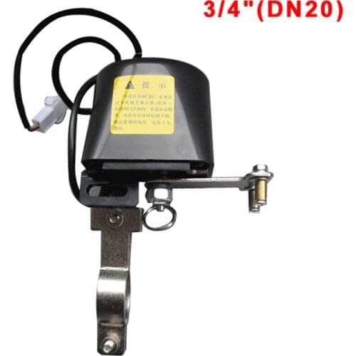 3/4" DN20 Smart Water Valve Controller Manipulator Smart Home Automation System Valve For Natural Gas Leak Detector 12V 1A