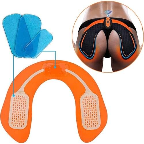3pcs/Pack Replacement Gel Pads For EMS Hip Trainer ABS Muscle Toner Stimulator Buttock Toner Trainer Hydrogel Gel Massage Patch