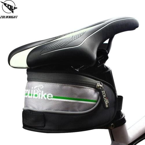 4 Color Bicycle Bag Bike Waterproof Storage Saddle Bag Seat Cycling Tail Rear Pouch Bag Seat Bag New Style