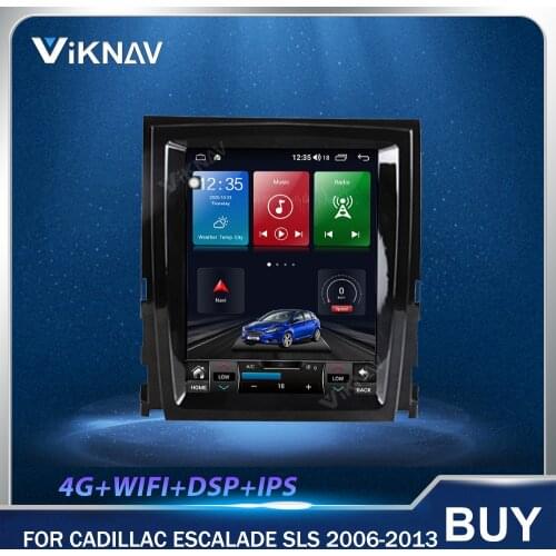 Android Vertical Screen Car Radio GPS Navigation Heat Unit for Cadillac Escalade SLS 2006-2013 Car Multimedia Player Stereo