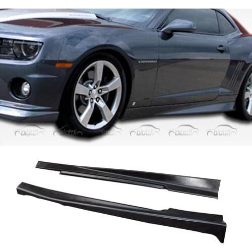 OLOTDI Car Tuning Carbon Fiber Side Skirts Apron Extension Lip For Chevrolet Camaro 2010-2014