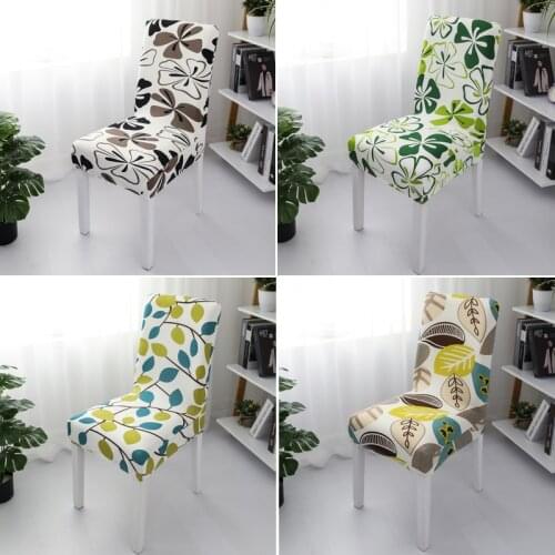 Dining Room Chair Covers Slipcovers Spandex Fabric Stretch Removable Chair Covers Washable Short Parsons Kitchen Chair Slipcover