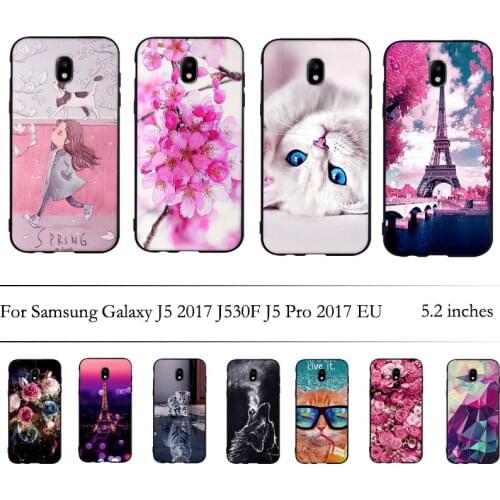 Case for Samsung Galaxy J5 2017 J530F J5 Pro 2017 EU Version Cover Soft TPU Silicone Luxury Back Cover for Samsung J5 2017 Case