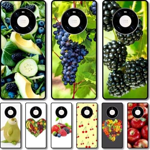 Delicious fruit Phone Case For Huawei mate 40 30 10 20 40 8 9 Lite Z Pro RS black cell shell