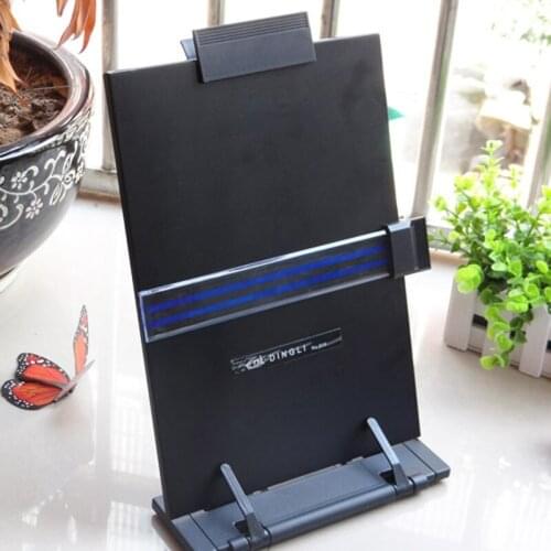 Black Plastic Desktop Document Book Holder Copyholder Typist with 5 Adjustable Positions