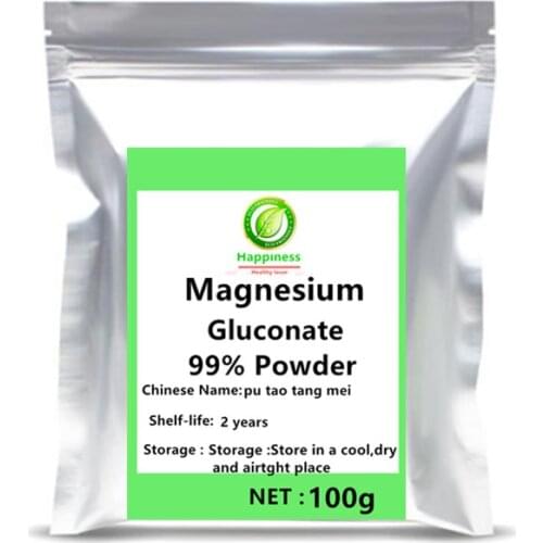 Hot sale 99% Magnesium Gluconate Powder Food grade MG Supplement for Bone Muscles