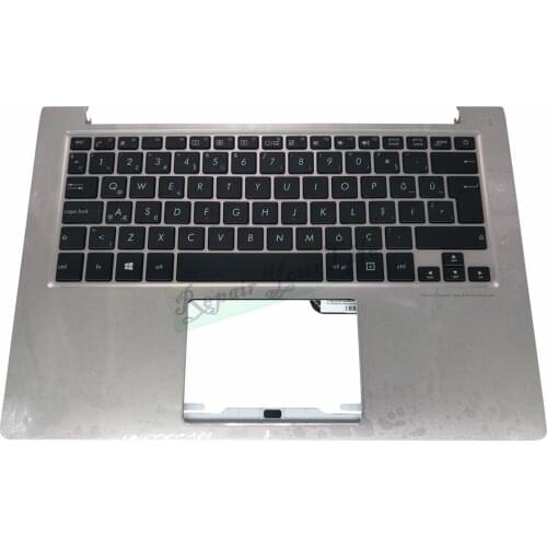 Keyboard for ASUS UX303 UX303U UX303UA UX303UB UX303L UX303LA LN LB IT TR LA language 13NB04R1AM0401 black with silver C shell