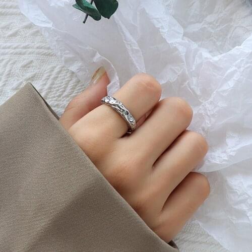 Gold Color 316L Stainless Steel Irregular Rings For Women Finger Jewelry,Fashion Woman Ring Engagement Party Gifts Accessories