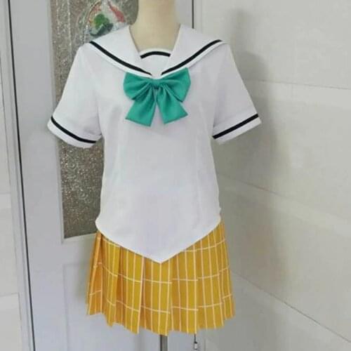 Anime Mahou Shoujo Site Cosplay Costumes Amagai Kosame Cosplay Magical Girl Site School Uniform
