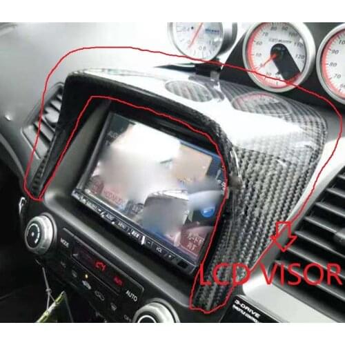 Carbon Fiber LCD Visor Shade For Civic FD2 Type R (RHD) 2006-2010 Interior Trim Tuning Part