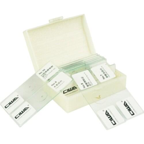 HD Microscope Biological 11 Specimen Slices Plant Animal Samples Slice for Students Hd Science Plant Cell Experiment Slices