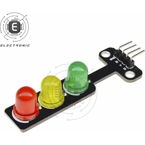Mini LED Traffic Light Module 5V Traffic Light Lighting Module Digital Signal Output Ordinary Brightness Red Yellow Green 5mm